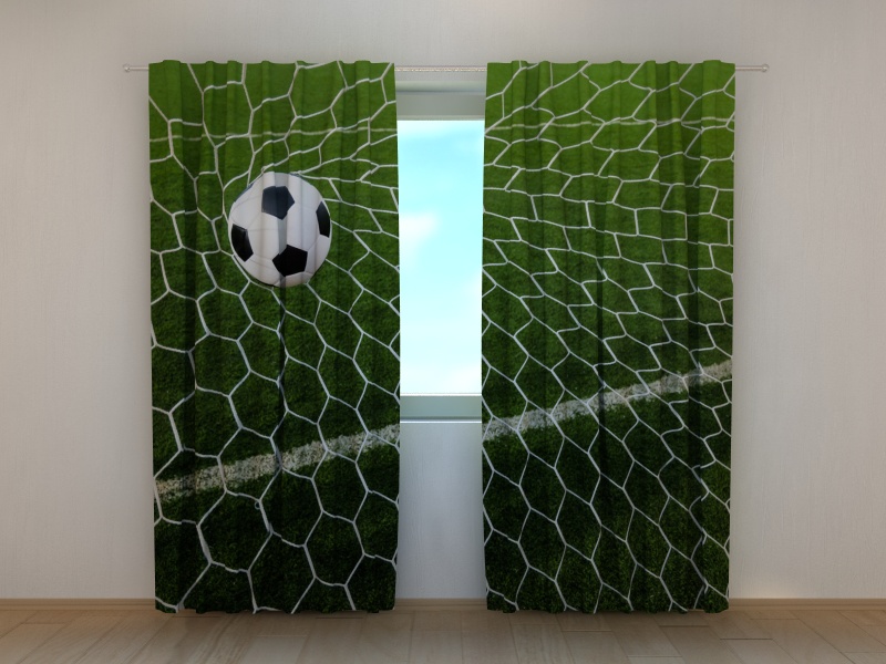 Užuolaidos Futbolo kamuolys į vartus