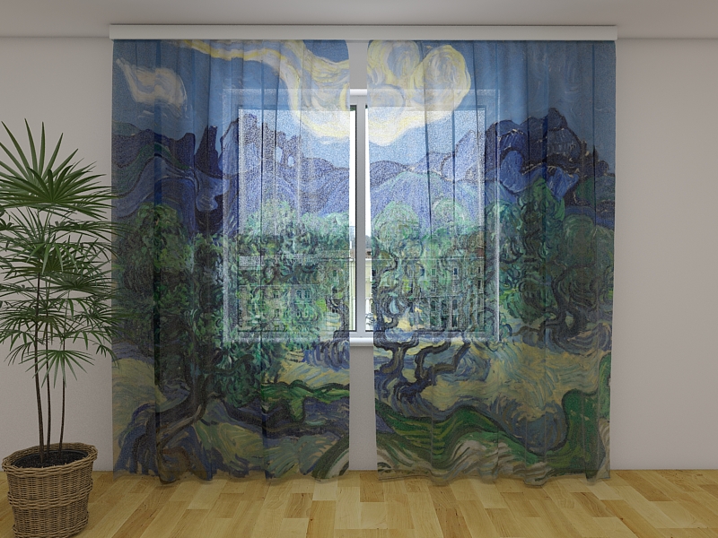Užuolaidos Alyvmedžiai Vincentas van Gogas