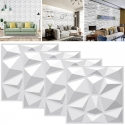 3D PVC plokštė sustiprinta - Diamond white