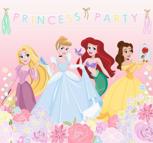 111386 Princess Party Fototapetas