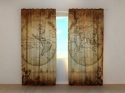 Photo curtains Curtain Map