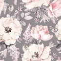 Watercolor floral pattern