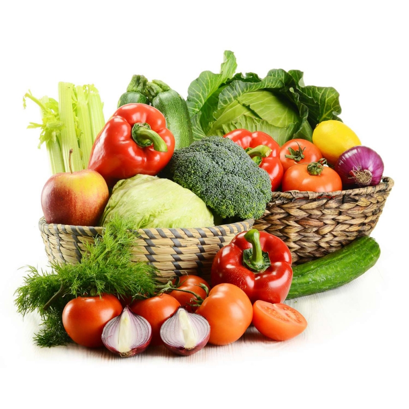 Basket of vegetables