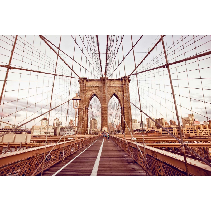 On Brooklyn bridge