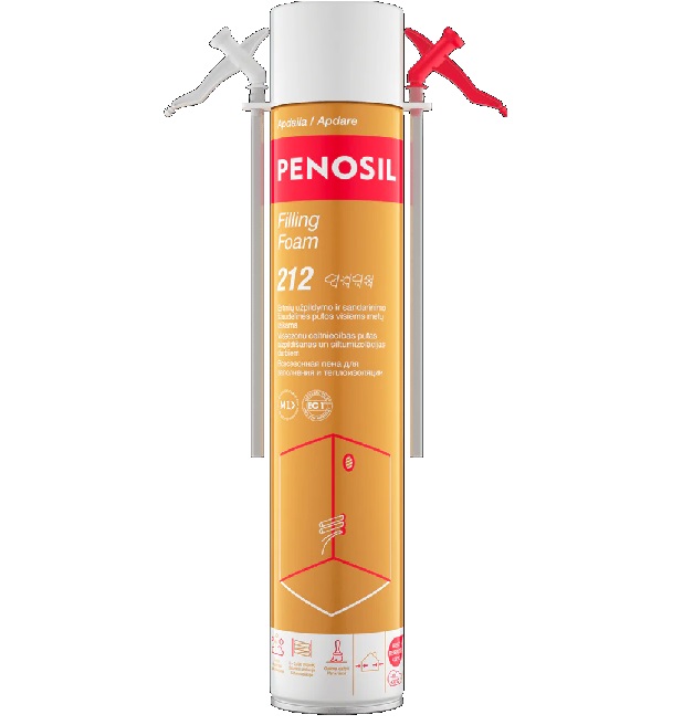 PENOSIL Filling Foam 212 universalios šiaudelinės sandarinimo putos 650 ml